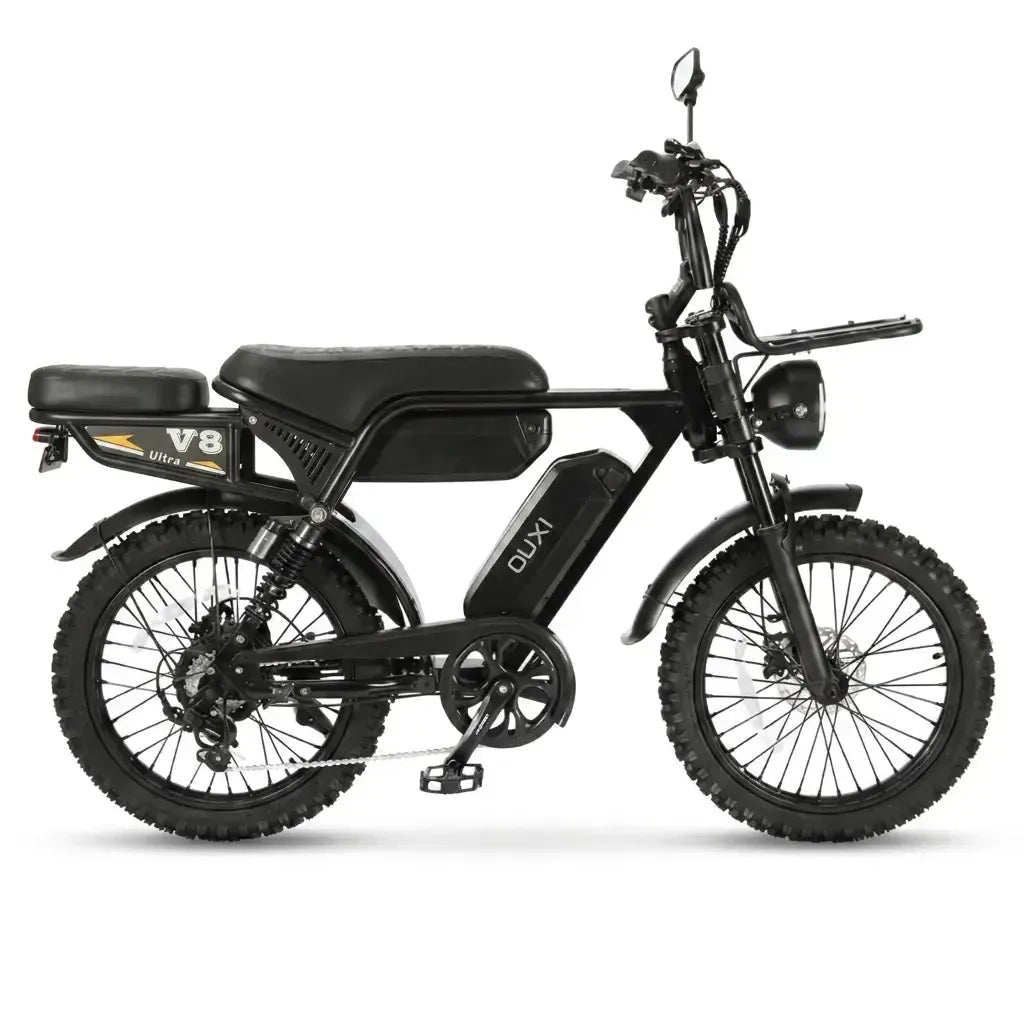 V8 Ultra Max Cross - Zwart - Fatbike Company