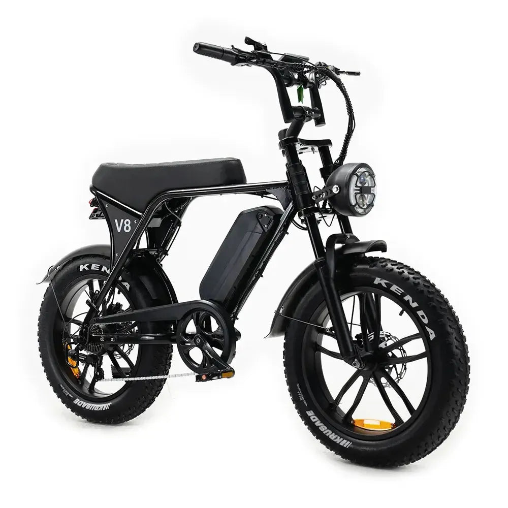 V8 - Zwart - Fatbike Company